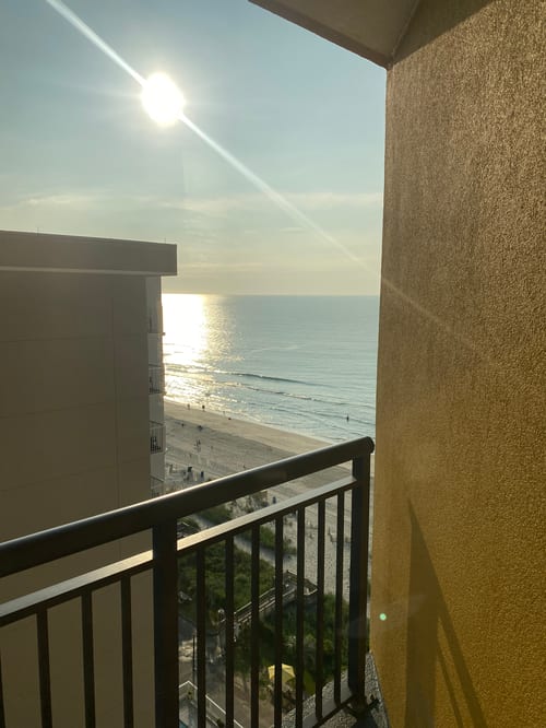 Why the stretch of Myrtle Beach in front of Anderson Ocean Club is my pick for warm water, good waves, and a lot less crowd than the boardwalk area