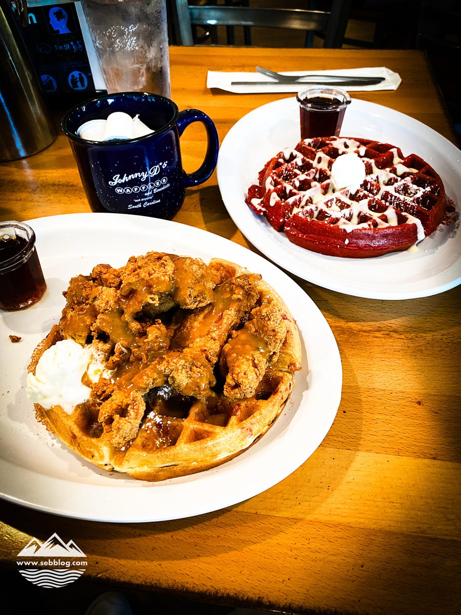 Johnny D’s Waffles: Chicken and Waffles and the Famous Red Velvet, Worth the Wait