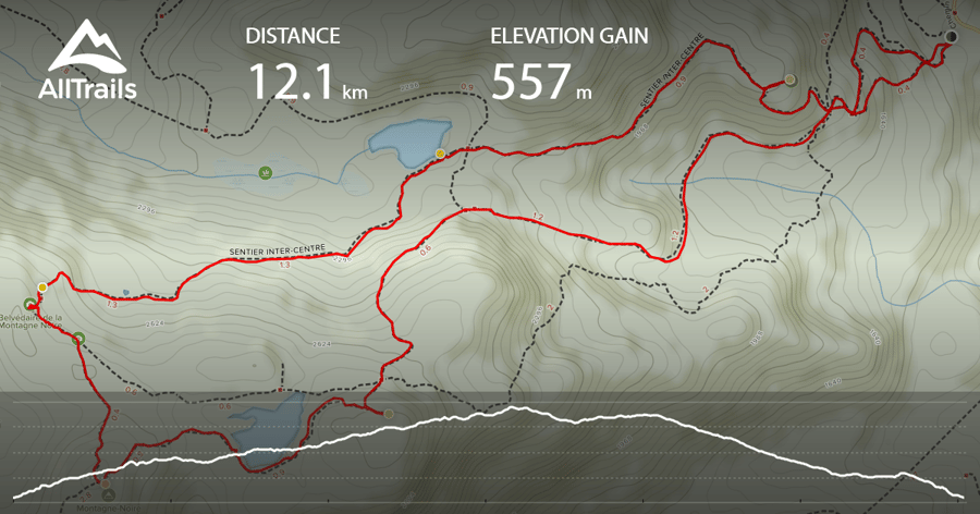 Hiking: Le Belvedere du Liberator